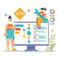 Open source. Software with code available for use, modification vector