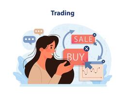 DeFi, decentralized finance. Smart distributed ledger vector
