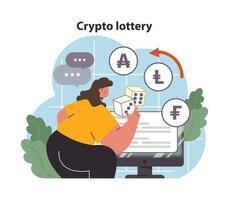 DeFi, decentralized finance. Smart distributed ledger vector