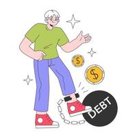 Senior life milestones set. Getting old and maturing, retirement and spending vector