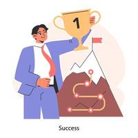 Self-development. Increasing of individual or professional competencies vector