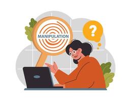 Manipulation. Psychological control method. Domination exploitation vector