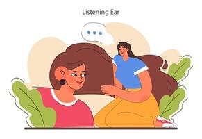 Open-mindedness. The ability to accept new ideas and concepts vector