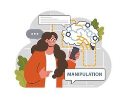 Manipulation. Psychological control method. Domination exploitation vector