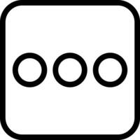More Icon Design vector