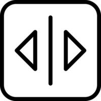 Split Icon Design vector