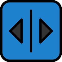 Split Icon Design vector