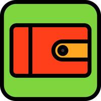Wallet Icon Design vector