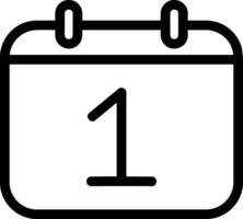 1 Date Icon Design vector