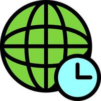 Time Zone Icon Design vector