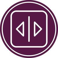 Split Icon Design vector