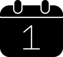 1 Date Icon Design vector