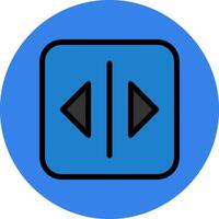 Split Icon Design vector