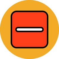 Substraction Icon Design vector