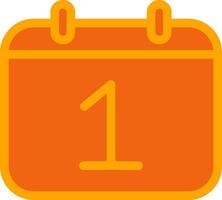 1 Date Icon Design vector