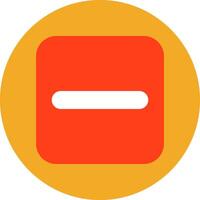 Substraction Icon Design vector