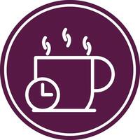 Coffe Break Icon Design vector