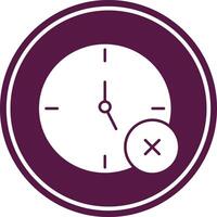 No Time Icon Design vector