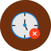 No Time Icon Design vector