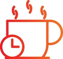 Coffe Break Icon Design vector