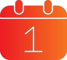 1 Date Icon Design vector