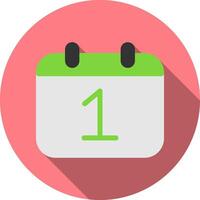1 Date Icon Design vector