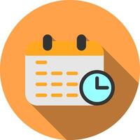 Date And Time Icon Design vector