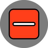 Substraction Icon Design vector