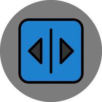 Split Icon Design vector