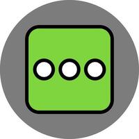 More Icon Design vector