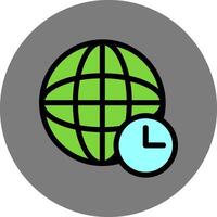 Time Zone Icon Design vector