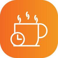 Coffe Break Icon Design vector