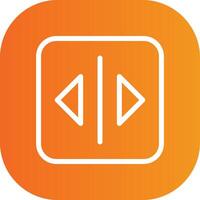 Split Icon Design vector