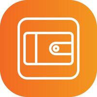 Wallet Icon Design vector