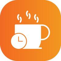 Coffe Break Icon Design vector