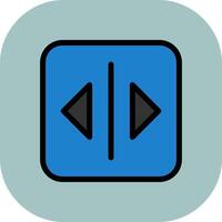 Split Icon Design vector