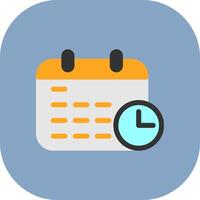 Date And Time Icon Design vector