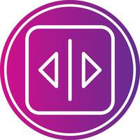 Split Icon Design vector