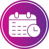 Date And Time Icon Design vector