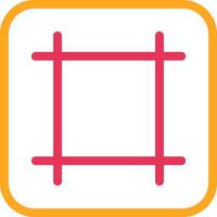 Grid Icon Design vector
