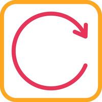 Refresh Icon Design vector