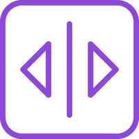 Split Icon Design vector