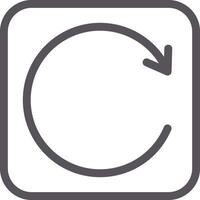 Refresh Icon Design vector