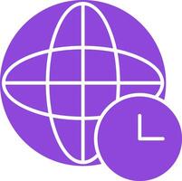 Time Zone Icon Design vector