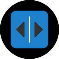 Split Icon Design vector