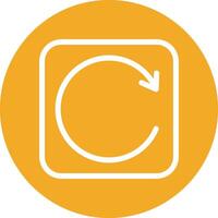 Refresh Icon Design vector
