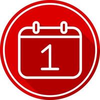 1 Date Icon Design vector