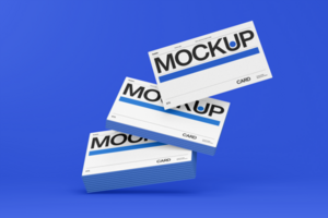 Classy Name Card Mockup for Template for Professional Branding psd
