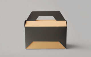 3d render of craft paper mockup template psd