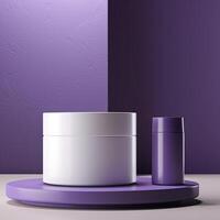 Product Container Mock-up photo